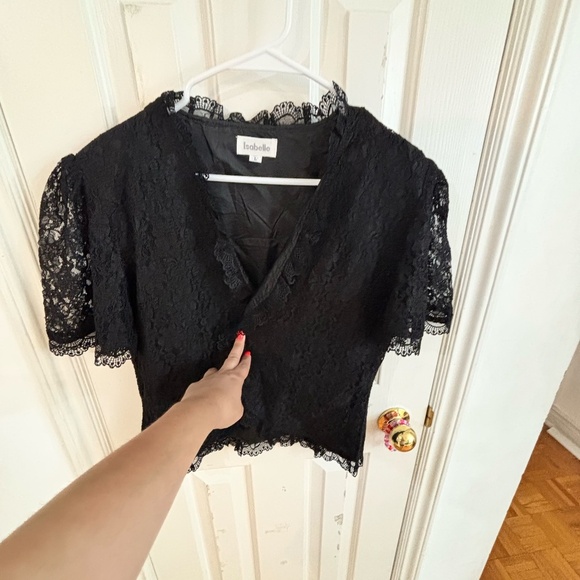 Vintage lace jacket short sleeve * accepting offers - Picture 2 of 5